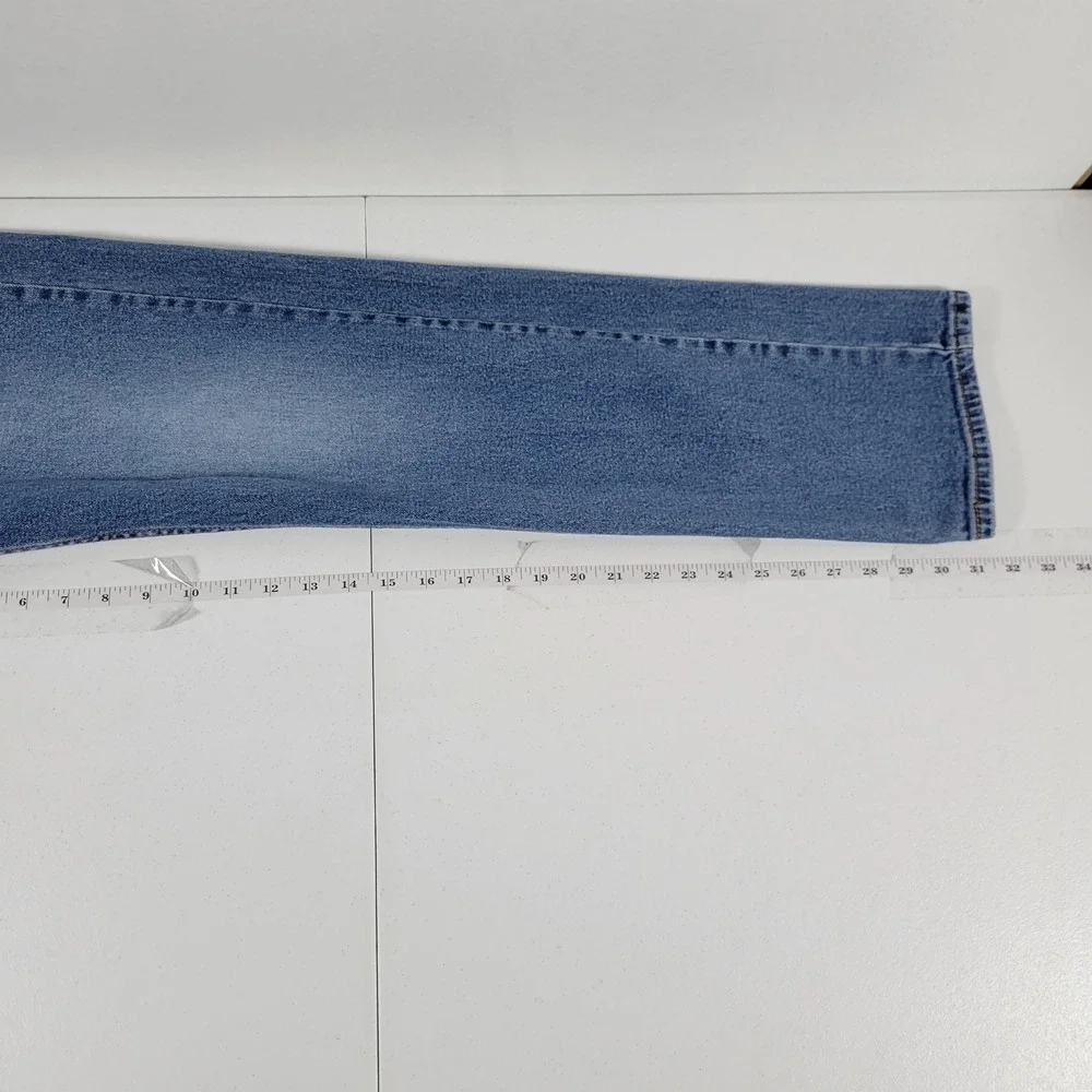 Levi Strauss 505 Mens Blue Wash Denim Jeans‎ W32 L34 Straight Fit